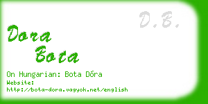 dora bota business card