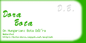 dora bota business card